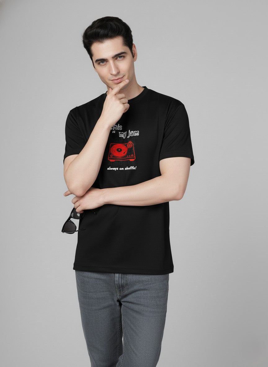 Men’s Outlaws Regular Printed T-Shirt – 100% Cotton Casual Wear