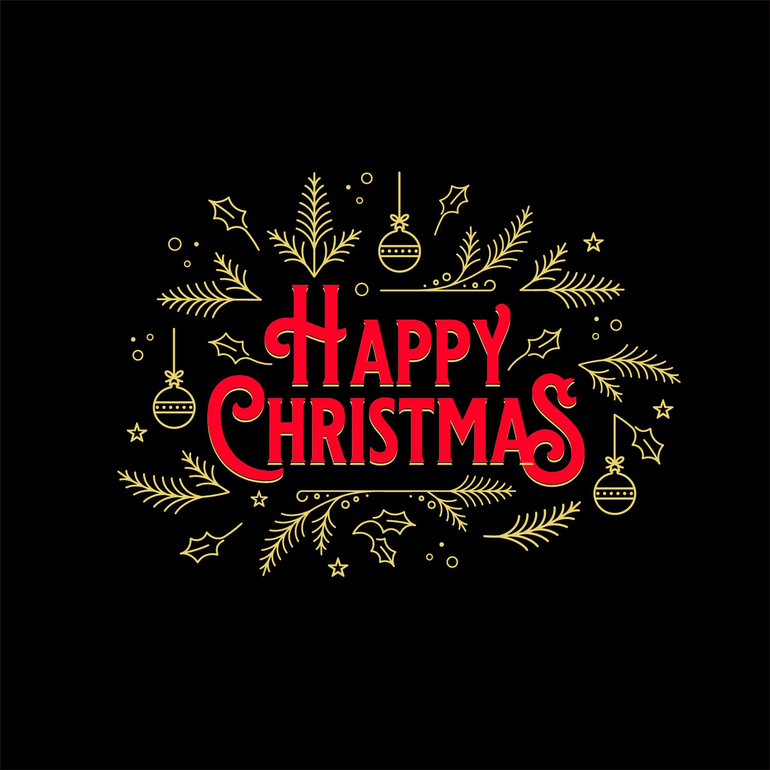 Men’s Outlaws Christmas Printed T-Shirt – 100% Cotton Festive Casual Wear