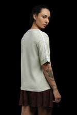 Cream Rose Print T-Shirt Women