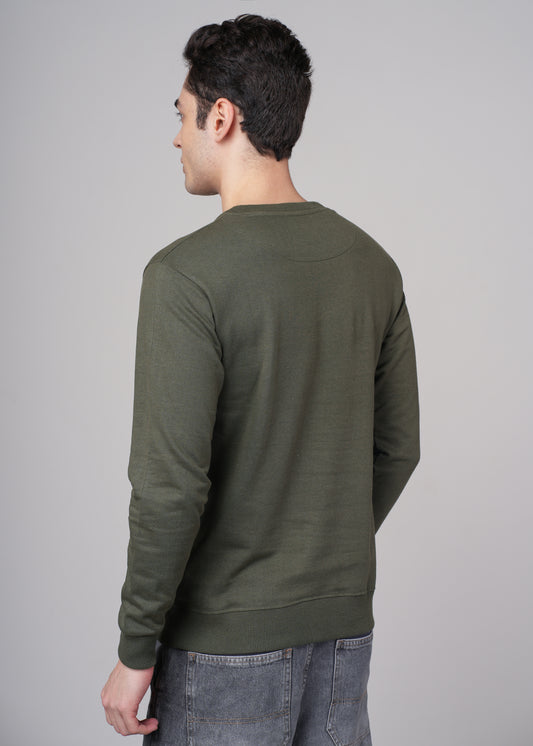 Outlaws Olive Sweatshirt for Men