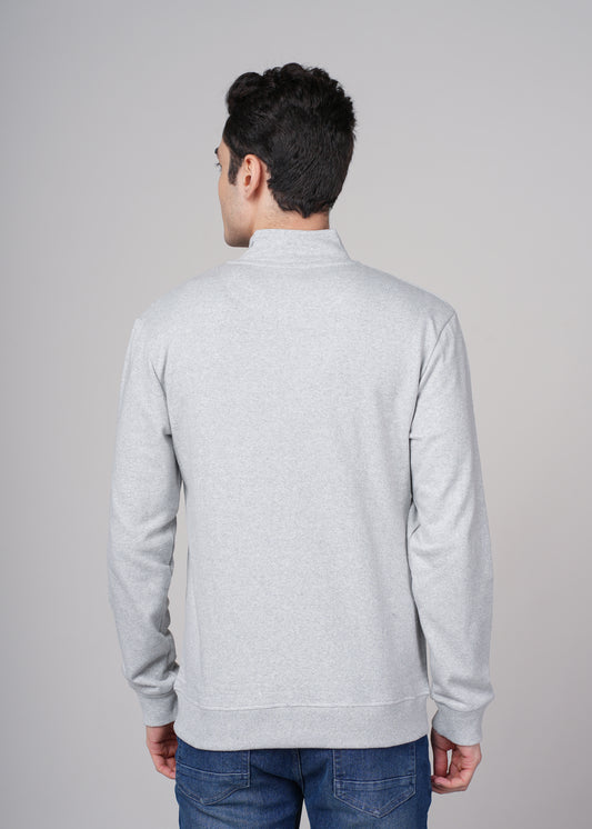 Outlaws Grey Sweat Jacket for Men