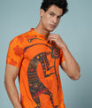 Men’s Tribal Art Print Rayon Shirt – Bold & Vibrant Casual Wear