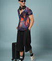 Men’s Abstract Printed Rayon Shirt – Soft & Stylish Party Wear