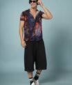 Men’s Abstract Printed Rayon Shirt – Soft & Stylish Party Wear