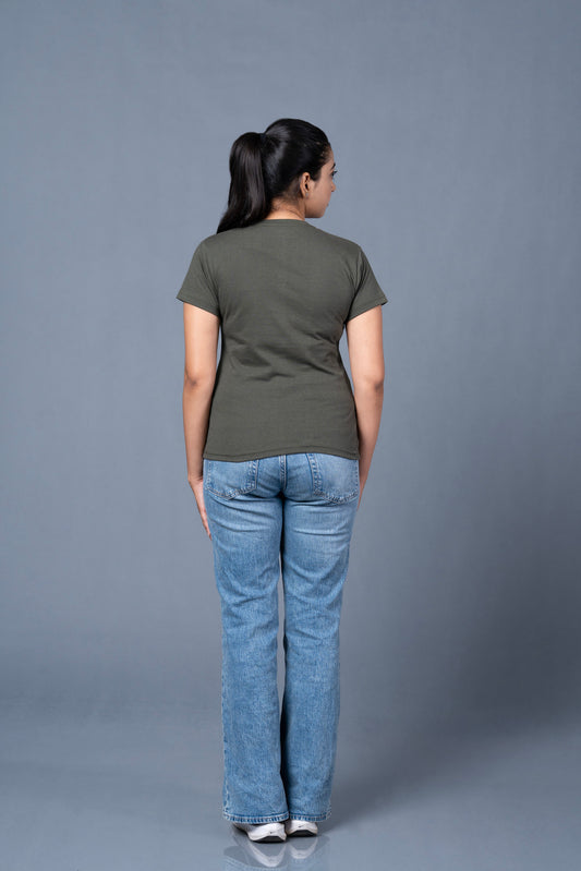 Outlaws Printed T-shirt for Women