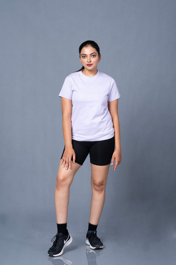 Solid Regular Fit Women’s Casual T-Shirt