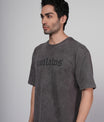 Outlaws Acid Wash Grey T-Shirt for Men