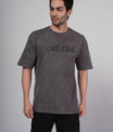 Outlaws Acid Wash Grey T-Shirt for Men