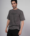 Outlaws Acid Wash Grey T-Shirt for Men