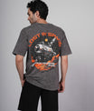 Outlaws Acid Wash Grey T-Shirt for Men