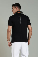 Black Outlaws Fashion men's athleisure T-shirt with a crew neck and stylish design, perfect for casual and athletic wear.