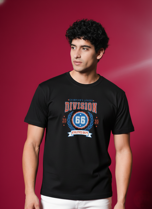 Men’s Outlaws Regular Printed T-Shirt – 100% Cotton Casual Wear