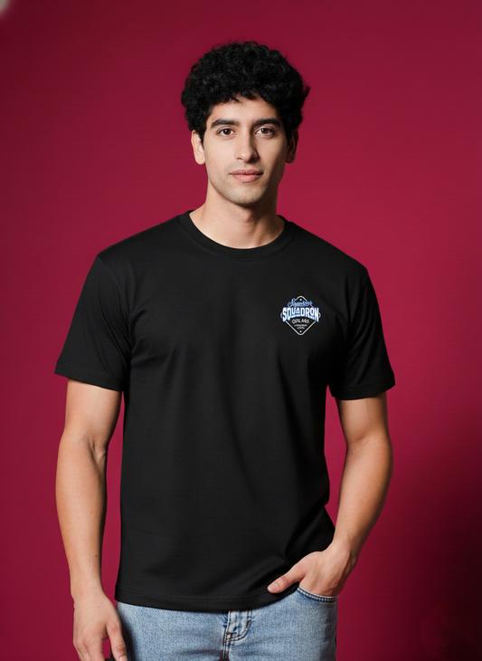 Men’s Outlaws Regular Printed T-Shirt – 100% Cotton Casual Wear