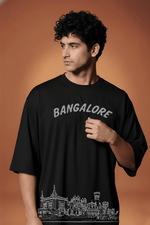 Men’s Outlaws Oversized Fit T-Shirt with Bangalore City Graphic | 100% Cotton Casual Wear