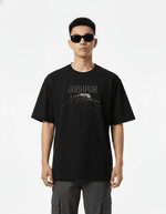 Men’s Outlaws Oversized Fit T-Shirt with Jodhpur City Graphic | 100% Cotton Casual Wear