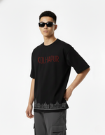 Men’s Outlaws Oversized Fit T-Shirt with Kolhapur City Graphic | 100% Cotton Casual Wear