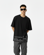Men’s Outlaws Oversized Fit T-Shirt with Lucknow City Graphic | 100% Cotton Casual Wear
