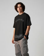 Men’s Outlaws Oversized Fit T-Shirt with Punjab City Graphic | 100% Cotton Casual Wear