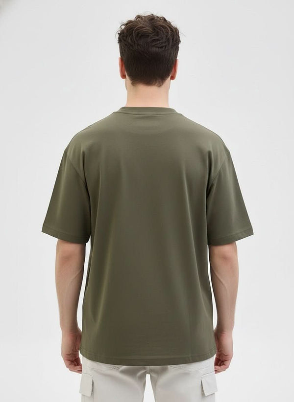 Men’s Outlaws Oversized Fit T-Shirt with Skate & Graffiti Theme Print | 100% Cotton Casual Wear