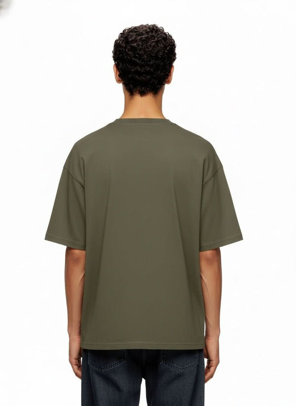 Men’s Outlaws Oversized Fit T-Shirt with Skate & Graffiti Theme Print | 100% Cotton Casual Wear