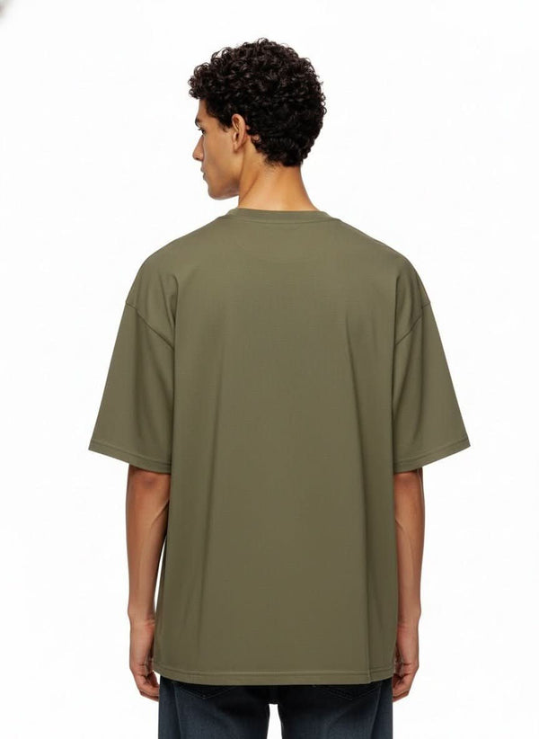 Men’s Outlaws Oversized Fit T-Shirt with Skate & Graffiti Theme Print | 100% Cotton Casual Wear