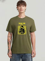 Men’s Outlaws Oversized Fit T-Shirt with Skate & Graffiti Theme Print | 100% Cotton Casual Wear