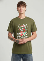 Men’s Outlaws Oversized Fit T-Shirt with Skate & Graffiti Theme Print | 100% Cotton Casual Wear