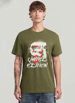 Men’s Outlaws Oversized Fit T-Shirt with Skate & Graffiti Theme Print | 100% Cotton Casual Wear
