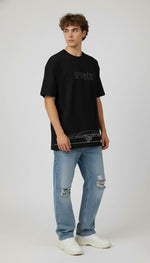 Men’s Outlaws Oversized Fit T-Shirt with Srinagar City Graphic | 100% Cotton Casual Wear