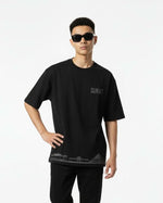 Men’s Outlaws Oversized Fit T-Shirt with Surat City Graphic | 100% Cotton Casual Wear
