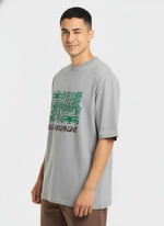 Men’s Outlaws Oversized Fit T-Shirt with Tribal Theme Print | 100% Cotton Casual Wear