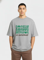 Men’s Outlaws Oversized Fit T-Shirt with Tribal Theme Print | 100% Cotton Casual Wear