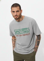 Men’s Outlaws Oversized Fit T-Shirt with Tribal Theme Print | 100% Cotton Casual Wear