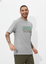 Men’s Outlaws Oversized Fit T-Shirt with Tribal Theme Print | 100% Cotton Casual Wear