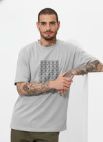 Men’s Outlaws Oversized Fit T-Shirt with Tribal Theme Print | 100% Cotton Casual Wear