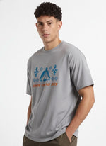 Men’s Outlaws Oversized Fit T-Shirt with Tribal Theme Print | 100% Cotton Casual Wear