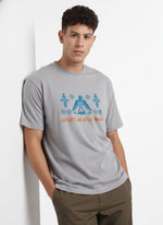 Men’s Outlaws Oversized Fit T-Shirt with Tribal Theme Print | 100% Cotton Casual Wear
