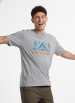 Men’s Outlaws Oversized Fit T-Shirt with Tribal Theme Print | 100% Cotton Casual Wear