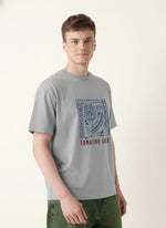 Men’s Outlaws Oversized Fit T-Shirt with Tribal Theme Print | 100% Cotton Casual Wear