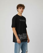 Men’s Outlaws Oversized Fit T-Shirt with Trivandrum City Graphic | 100% Cotton Casual Wear