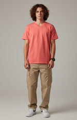 Men's Outlaws Pack Of 3 Regular Fit V-Neck Bio Finish T-shirt