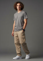 Men's Outlaws Pack Of 4 Regular Fit V-Neck Bio Finish T-shirt