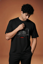 Men’s Outlaws Regular Fit T-Shirt with Agra City Graphic | 100% Cotton Casual Wear