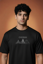 Men’s Outlaws Regular Fit T-Shirt with Chennai City Graphic | 100% Cotton Casual Wear