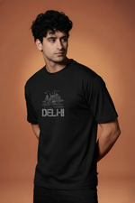 Men’s Outlaws Regular Fit T-Shirt with Delhi City Graphic | 100% Cotton Casual Wear