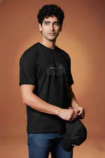 Men’s Outlaws Regular Fit T-Shirt with Gangtok City Graphic | 100% Cotton Casual Wear