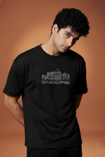 Men’s Outlaws Regular Fit T-Shirt with Indore City Graphic | 100% Cotton Casual Wear