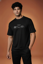 Men’s Outlaws Regular Fit T-Shirt with Jaipur City Graphic | 100% Cotton Casual Wear