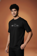 Men’s Outlaws Regular Fit T-Shirt with Jaipur City Graphic | 100% Cotton Casual Wear