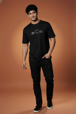 Men’s Outlaws Regular Fit T-Shirt with Jaipur City Graphic | 100% Cotton Casual Wear